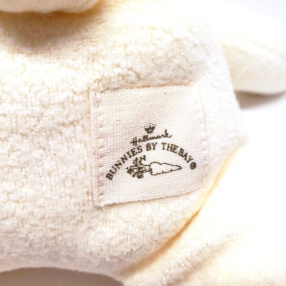 Bunnies By The Bay Hallmark Plush 2002 Baylee Bunny Rabbit Embroidery Flower Tag - Picture 5 of 12